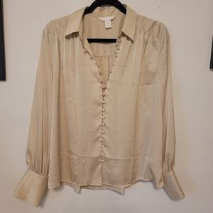 Vintage Style Champagne Blouse